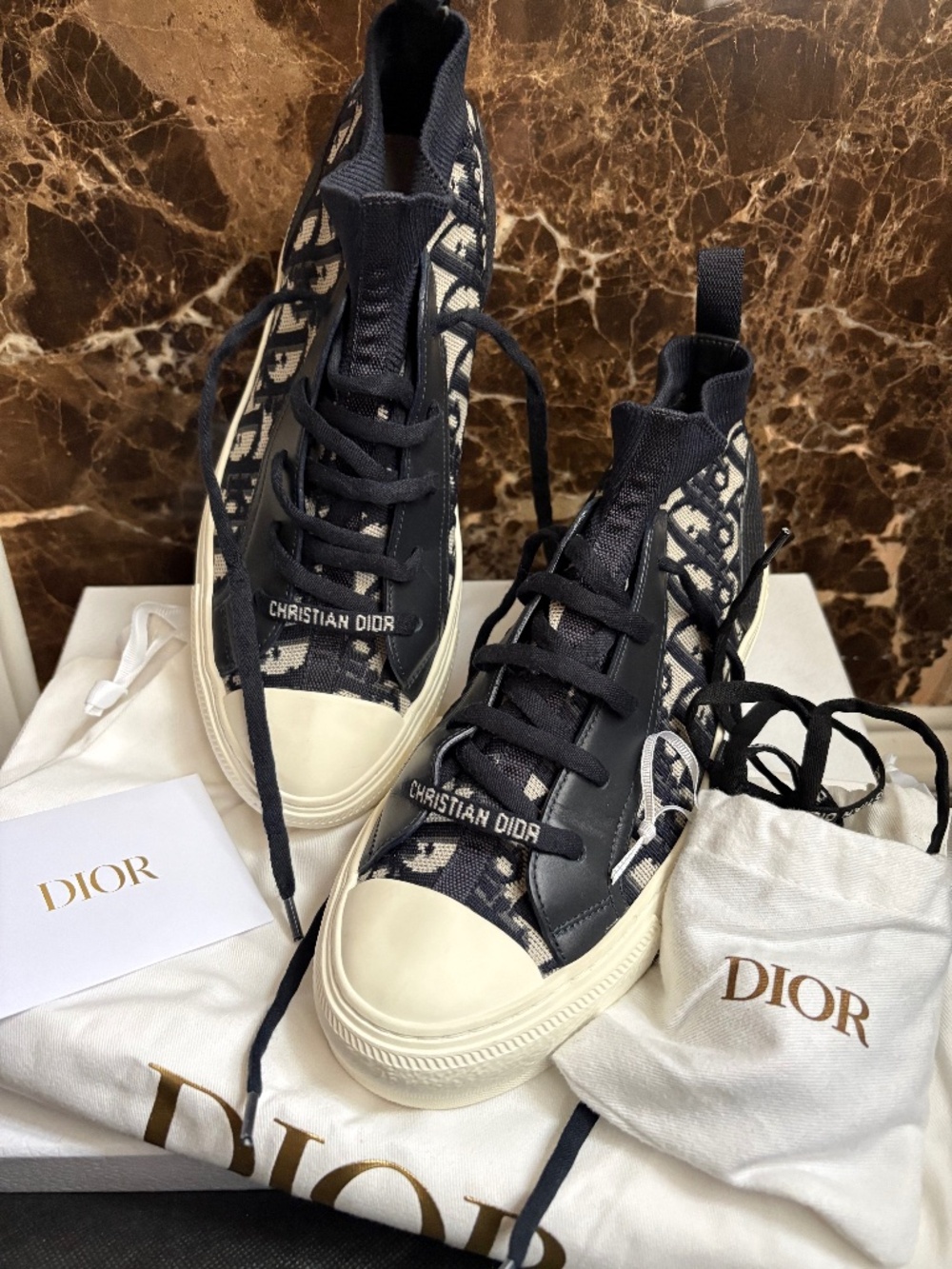 🍁🔥Dior Walk’N Sneakers Technical Oblique Logo🔥🍁